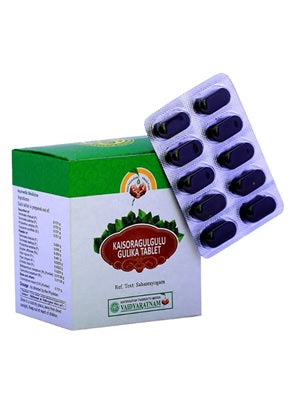 Purewell Vaidyaratnam Kaisora Guggulu Gulika (100 Tabs)